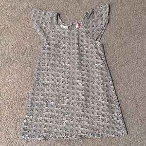 Orchestra Kids Dress with Black and White Pattern